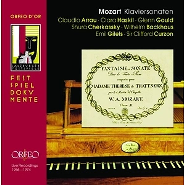 Grosse Pianisten-Klaviersonaten, Arrau, Haskil, Gould, Cherkassky, Gilels, Backhaus