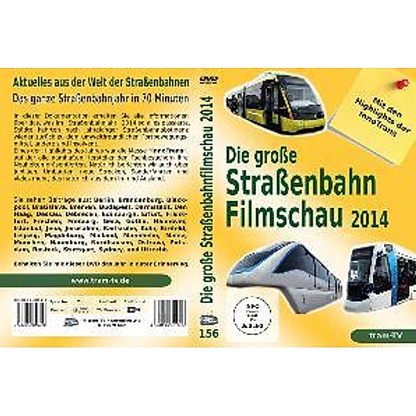Große Straßenbahnfilmschau 2014/DVD