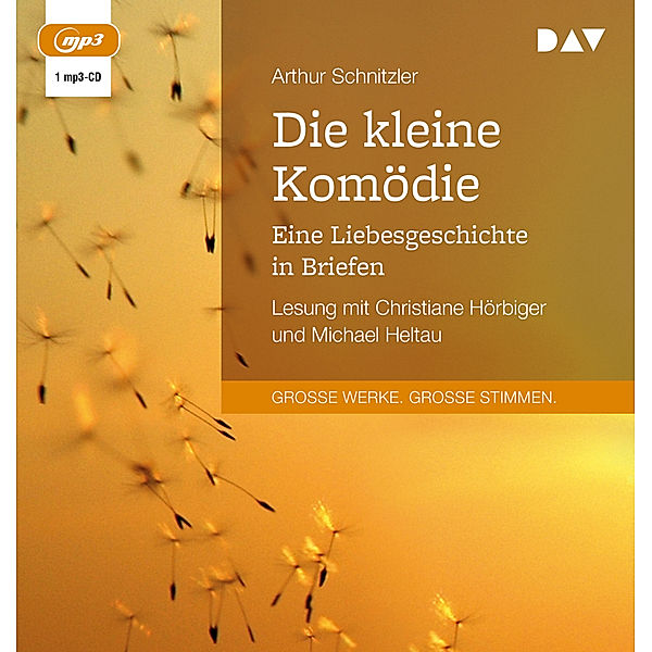 Grosse Werke. Grosse Stimmen - Die kleine Komödie. Eine Liebesgeschichte in Briefen,1 Audio-CD, 1 MP3, Arthur Schnitzler