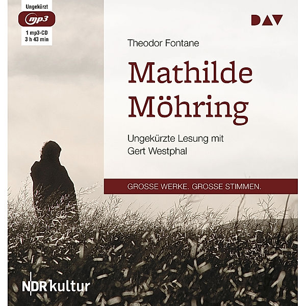 Große Werke. Große Stimmen - Mathilde Möhring,1 Audio-CD, 1 MP3, Theodor Fontane