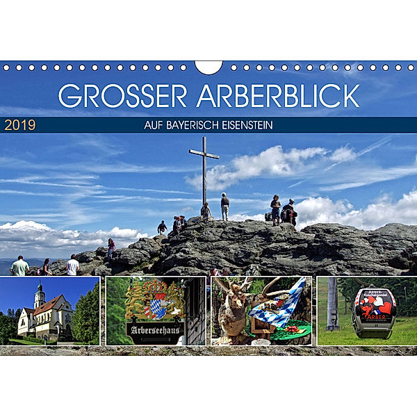 Grosser Arberblick auf Bayerisch Eisenstein (Wandkalender 2019 DIN A4 quer), Holger Felix