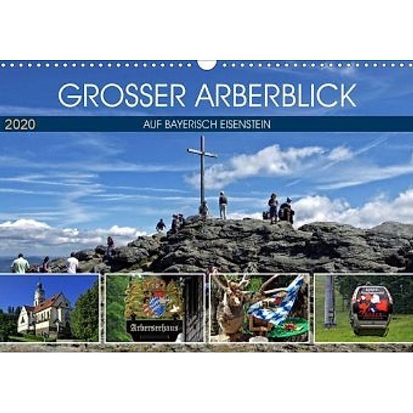 Grosser Arberblick auf Bayerisch Eisenstein (Wandkalender 2020 DIN A3 quer), Holger Felix
