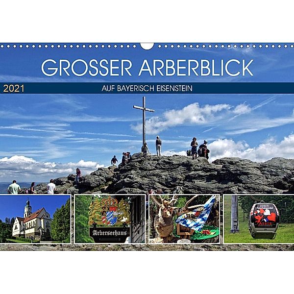 Grosser Arberblick auf Bayerisch Eisenstein (Wandkalender 2021 DIN A3 quer), Holger Felix