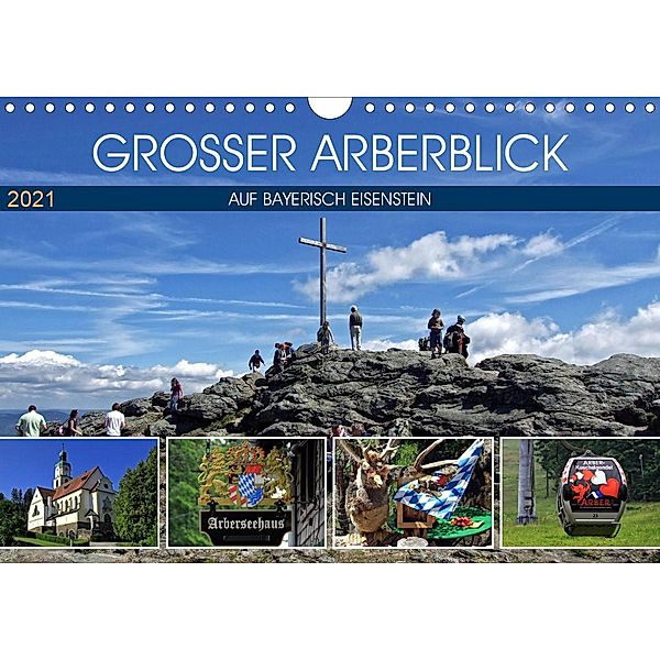 Grosser Arberblick auf Bayerisch Eisenstein (Wandkalender 2021 DIN A4 quer), Holger Felix