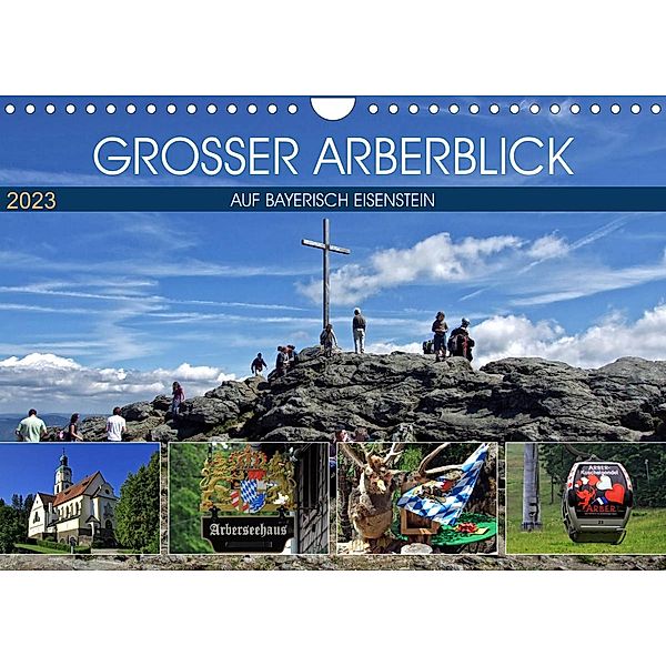 Grosser Arberblick auf Bayerisch Eisenstein (Wandkalender 2023 DIN A4 quer), Holger Felix