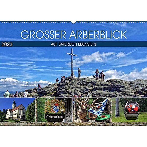 Grosser Arberblick auf Bayerisch Eisenstein (Wandkalender 2023 DIN A2 quer), Holger Felix
