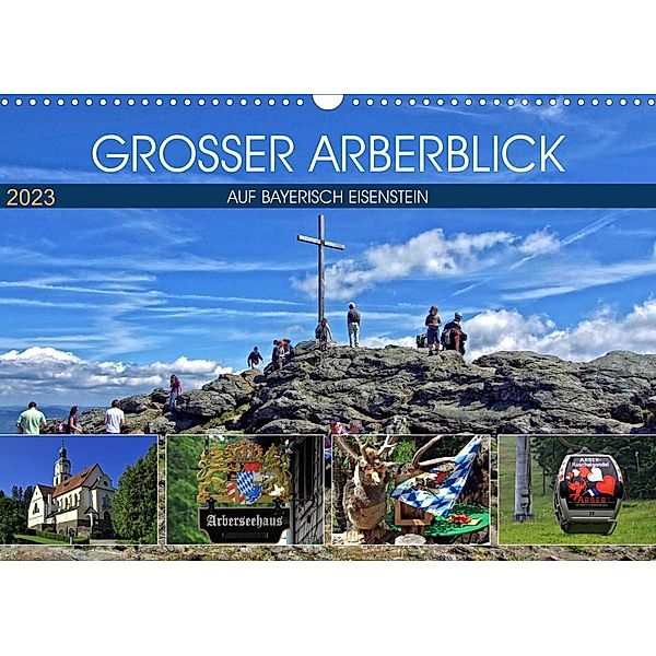 Grosser Arberblick auf Bayerisch Eisenstein (Wandkalender 2023 DIN A3 quer), Holger Felix