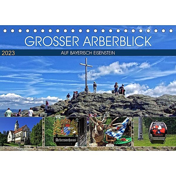 Grosser Arberblick auf Bayerisch Eisenstein (Tischkalender 2023 DIN A5 quer), Holger Felix