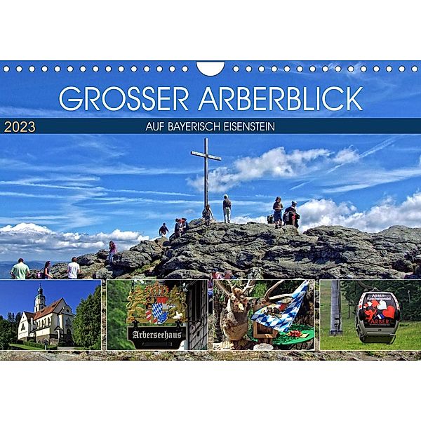 Grosser Arberblick auf Bayerisch Eisenstein (Wandkalender 2023 DIN A4 quer), Holger Felix