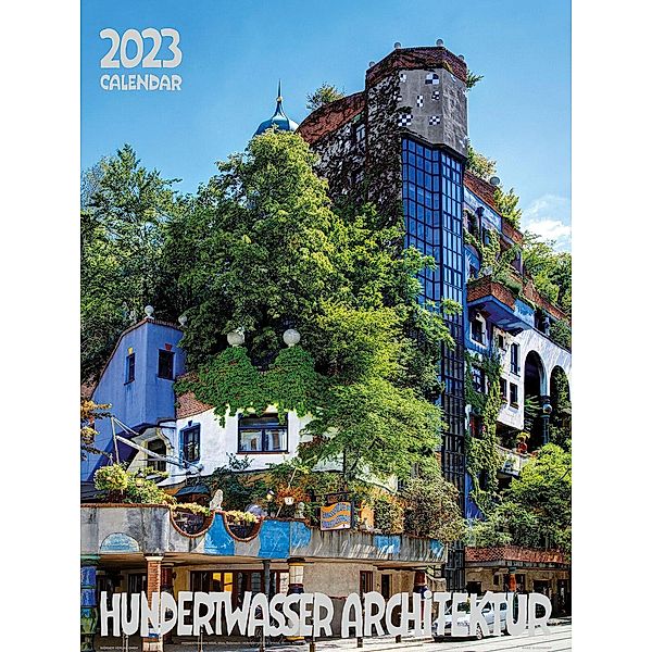 Grosser Hundertwasser Architektur Kalender 2023