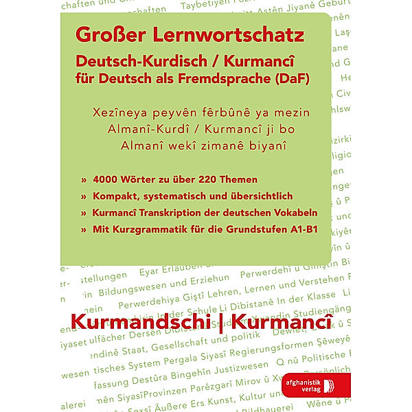 Grosser Lernwortschatz Deutsch - Kurdisch/Kurmanci für Deutsch als Fremdsprache, Noor Nazrabi