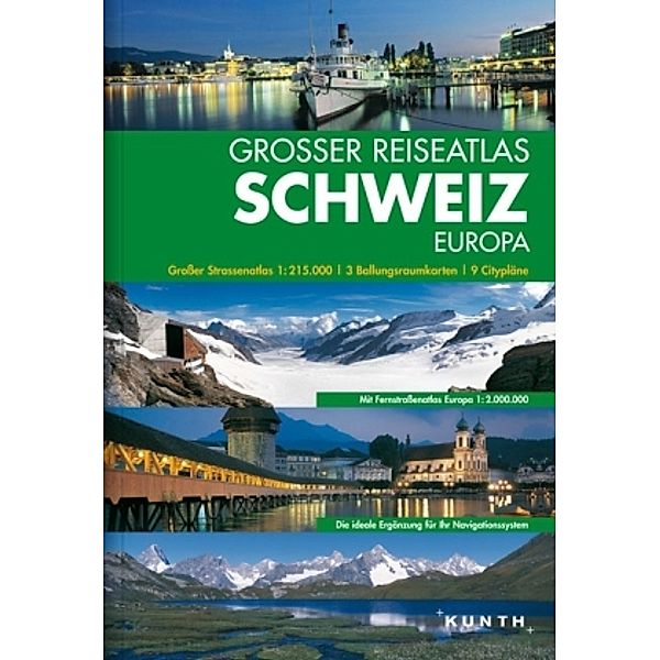 Grosser Reiseatlas Schweiz, Europa