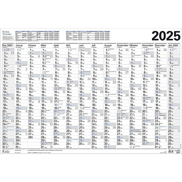 Großer Wandtimer 2025