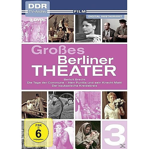 Grosses Berliner Theater, Vol. 3 - Bertolt Brecht: Die Tage der Commune - Herr Puntila und sein Knecht Matti - Der kaukasische Kreidekreis DVD-Box, Ddr TV-Archiv