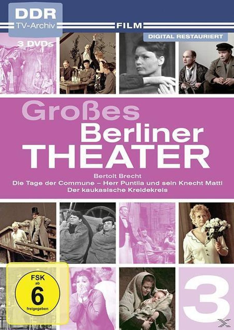 Grosses Berliner Theater, Vol. 3 - Bertolt Brecht: Die Tage der Commune -  Herr Puntila und sein Knecht Matti - Der kaukasische Kreidekreis DVD-Box  Film | Weltbild.ch