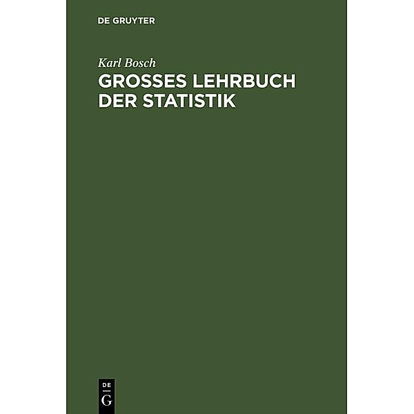 Großes Lehrbuch der Statistik / Jahrbuch des Dokumentationsarchivs des österreichischen Widerstandes, Karl Bosch