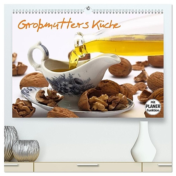 Großmutters Küche (hochwertiger Premium Wandkalender 2024 DIN A2 quer), Kunstdruck in Hochglanz, Gerd Gropp