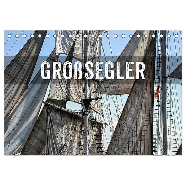 GROssSEGLER REGATTA (Tischkalender 2024 DIN A5 quer), CALVENDO Monatskalender, Holger Mühlbauer