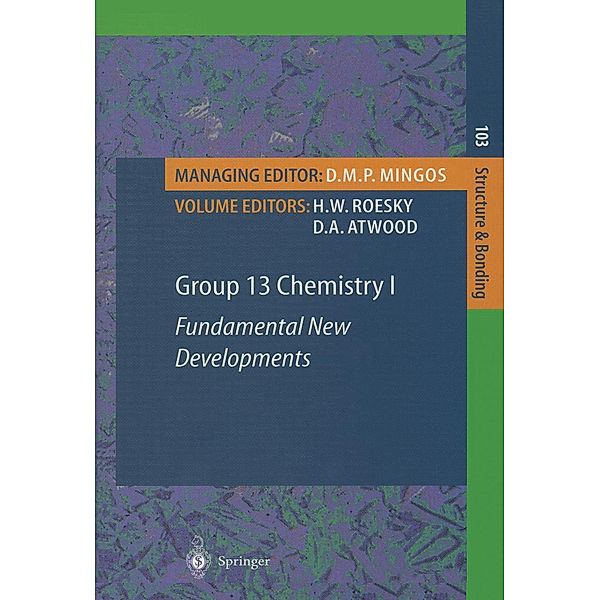 Group 13 Chemistry I / Structure and Bonding Bd.103