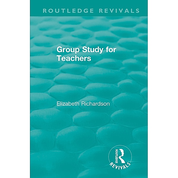 Group Study for Teachers, Elizabeth Richardson