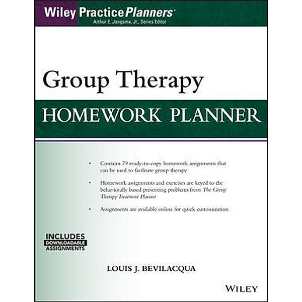 Group Therapy Homework Planner, Louis J. Bevilacqua, David J. Berghuis