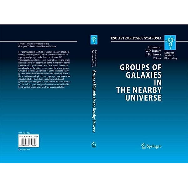 Groups of Galaxies in the Nearby Universe / ESO Astrophysics Symposia