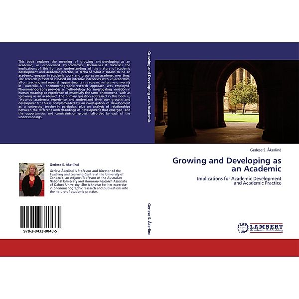 Growing and Developing as an Academic, Gerlese S. Åkerlind
