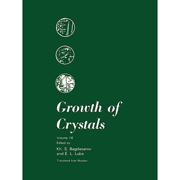 Growth of Crystals / Growth of Crystals Bd.16