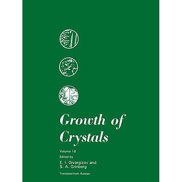 Growth of Crystals / Growth of Crystals Bd.18