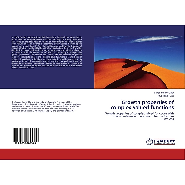 Growth properties of complex valued functions, Sanjib Kumar Datta, Arup Ratan Das
