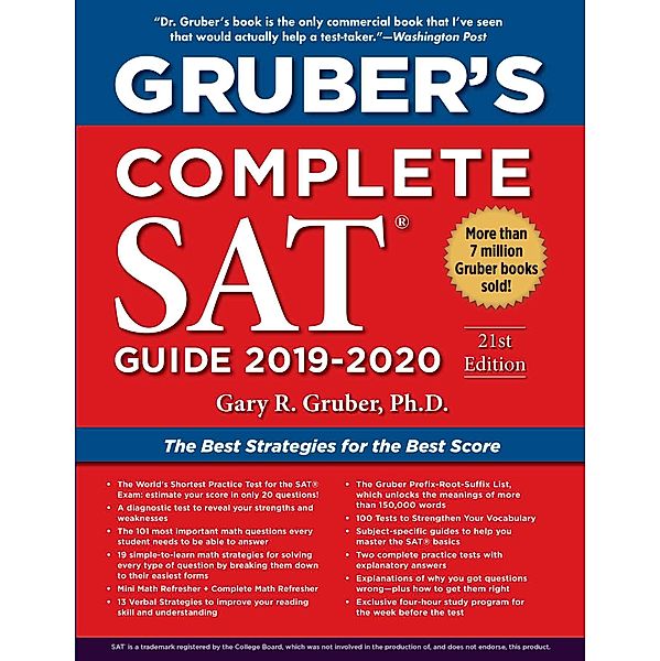 Gruber's Complete SAT Guide 2019-2020, Gary Gruber