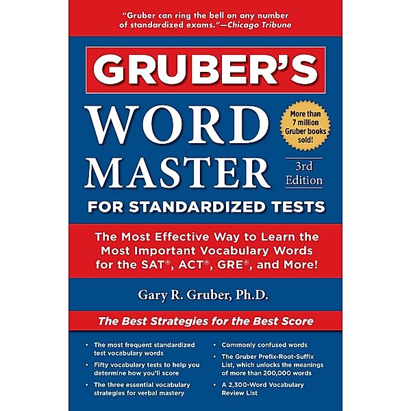 Gruber's Word Master for Standardized Tests, Gary Gruber