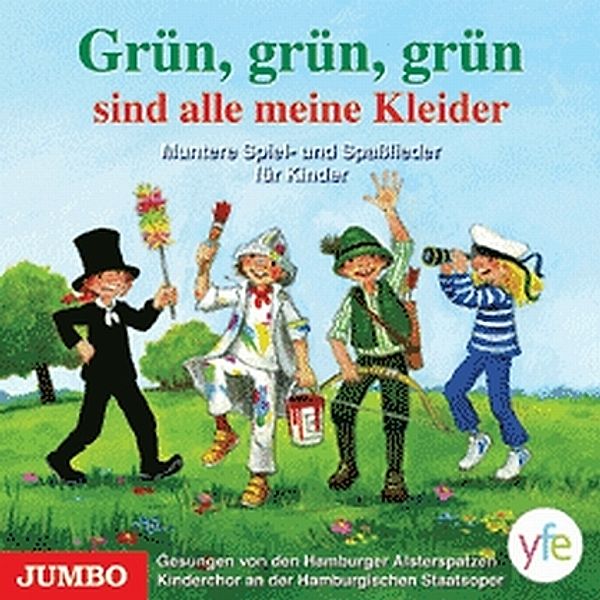 Grün, grün, grün sind alle meine Kleider, Audio-CD, Hamburger Alsterspatzen