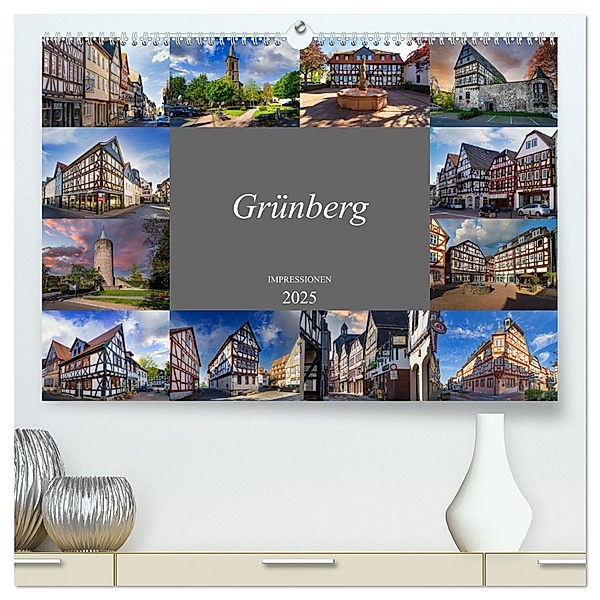 Grünberg Impressionen (hochwertiger Premium Wandkalender 2025 DIN A2 quer), Kunstdruck in Hochglanz, Calvendo, Dirk Meutzner