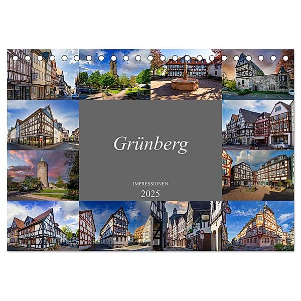 Grünberg Impressionen (Tischkalender 2025 DIN A5 quer), CALVENDO Monatskalender, Calvendo, Dirk Meutzner