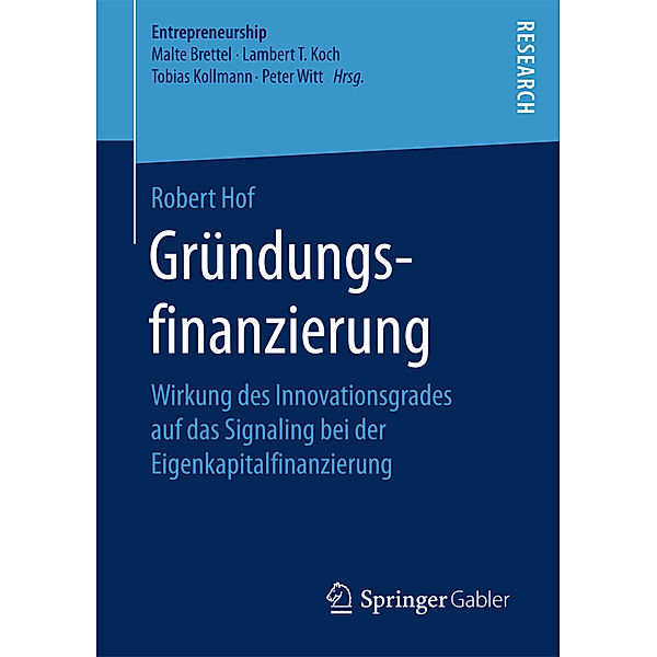 Gründungsfinanzierung, Robert Hof