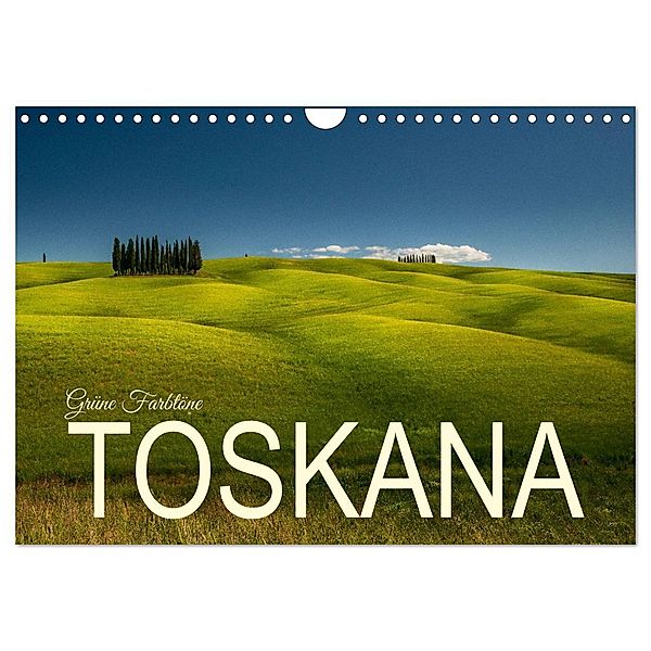 Grüne Farbtöne Toskana (Wandkalender 2024 DIN A4 quer), CALVENDO Monatskalender, Calvendo, Photostravellers