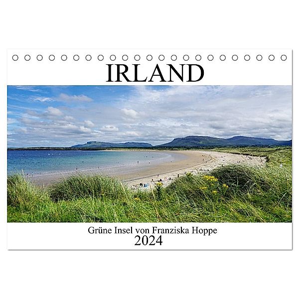 Grüne Insel - Irland (Tischkalender 2024 DIN A5 quer), CALVENDO Monatskalender, Franziska Hoppe