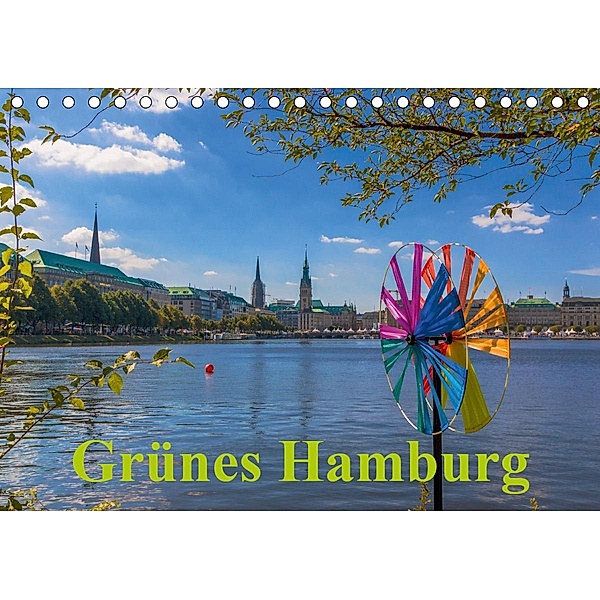 Grünes Hamburg (Tischkalender 2021 DIN A5 quer), Siegfried Pietzonka