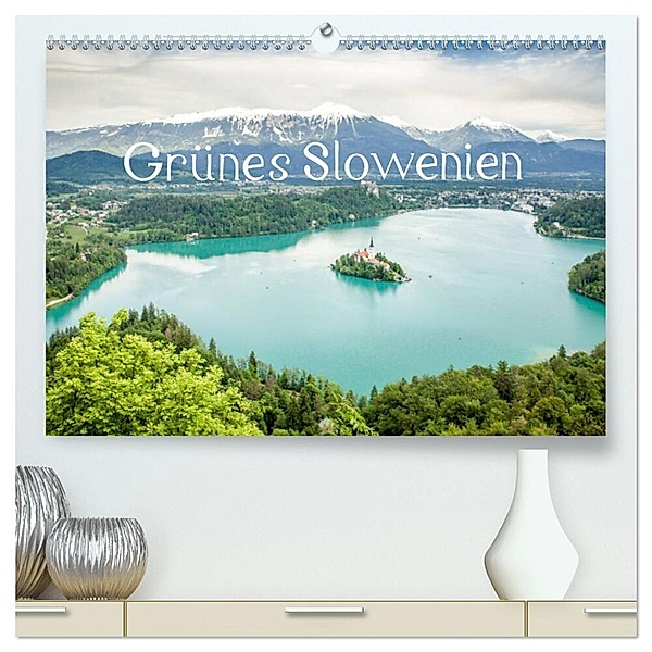 Grünes Slowenien (hochwertiger Premium Wandkalender 2024 DIN A2 quer), Kunstdruck in Hochglanz, Philipp Blaschke