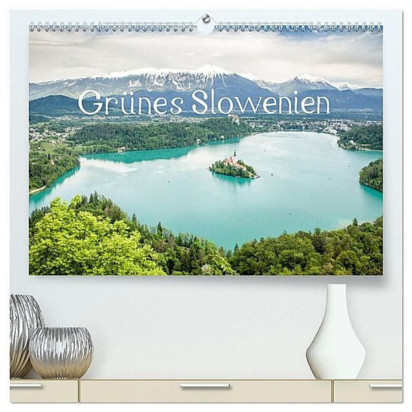 Grünes Slowenien (hochwertiger Premium Wandkalender 2025 DIN A2 quer), Kunstdruck in Hochglanz, Calvendo, Philipp Blaschke