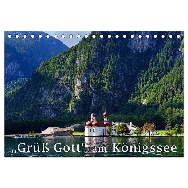 Grüß Gott am Königssee (Tischkalender 2024 DIN A5 quer), CALVENDO Monatskalender, Dieter Wilczek