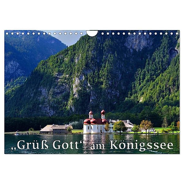 Grüß Gott am Königssee (Wandkalender 2024 DIN A4 quer), CALVENDO Monatskalender, Dieter Wilczek