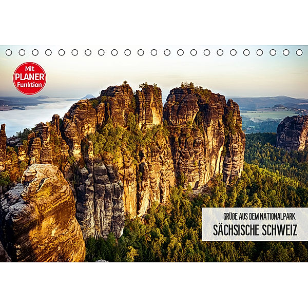 Grüße aus dem Nationalpark Sächsische Schweiz (Tischkalender 2019 DIN A5 quer), Dirk Meutzner