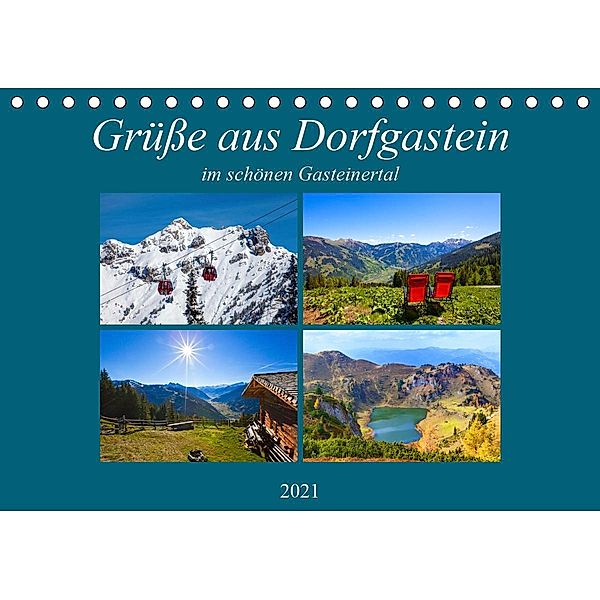 Grüße aus Dorfgastein (Tischkalender 2021 DIN A5 quer), Christa Kramer