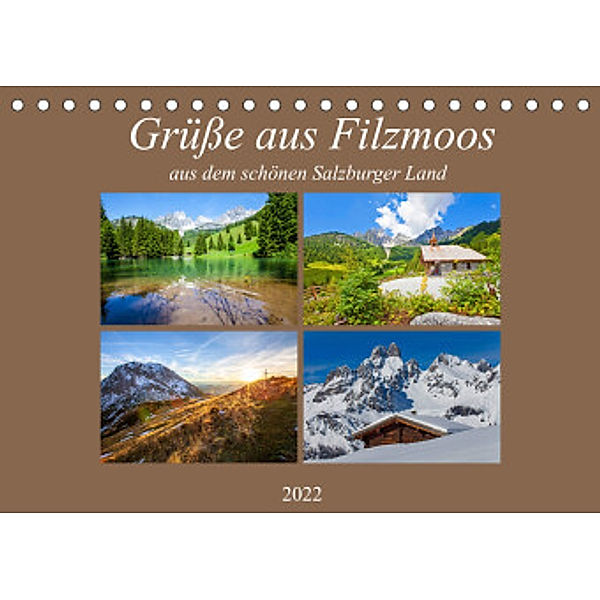 Grüße aus Filzmoos (Tischkalender 2022 DIN A5 quer), Christa Kramer