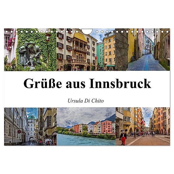 Grüße aus Innsbruck (Wandkalender 2024 DIN A4 quer), CALVENDO Monatskalender, Ursula Di Chito