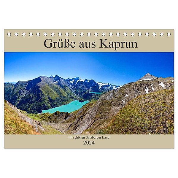 Grüsse aus Kaprun (Tischkalender 2024 DIN A5 quer), CALVENDO Monatskalender, Christa Kramer