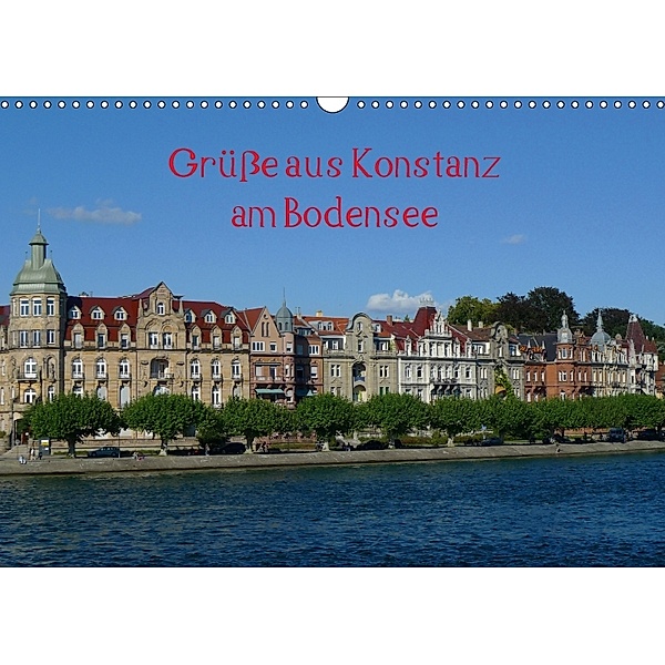 Grüße aus Konstanz am Bodensee (Wandkalender 2018 DIN A3 quer), kattobello