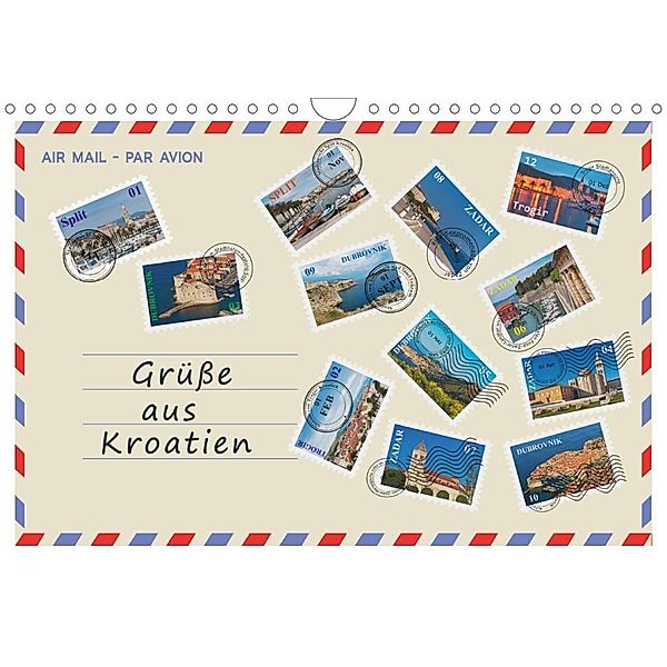 Grüße aus Kroatien (Wandkalender 2020 DIN A4 quer), Gunter Kirsch